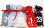 Preview: Adventskalender Säckchen aus Stoff